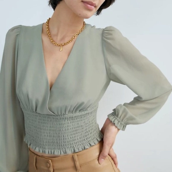 Aritzia Wilfred Wistful Blouse - Picture 3 of 6